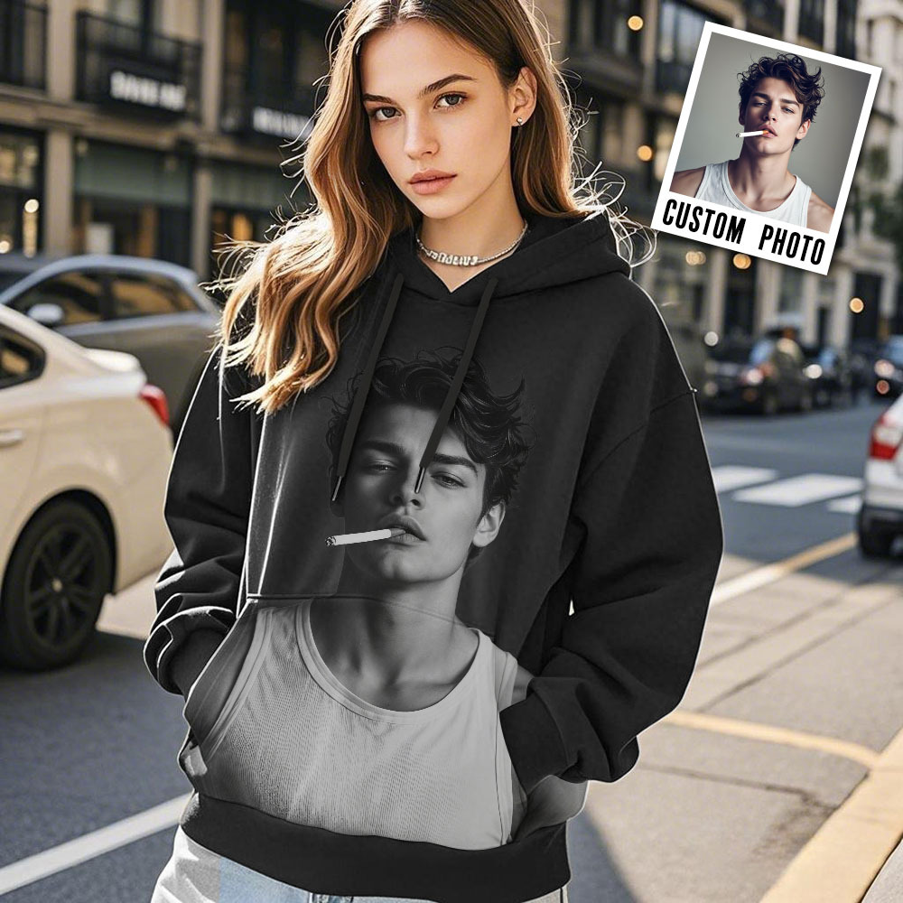 Custom Photo Hoodie Personalized Hoodie with Your Photo