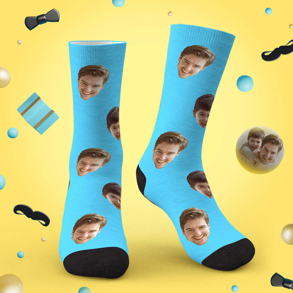 Custom Face Crew Socks Personalized LGBT Gifts - MyFaceBoxer