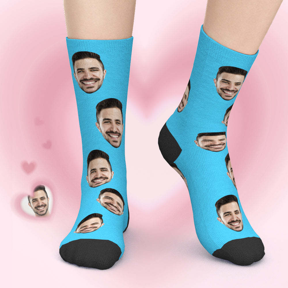 Custom Face Crew Socks Personalized LGBT Gifts - MyFaceBoxer