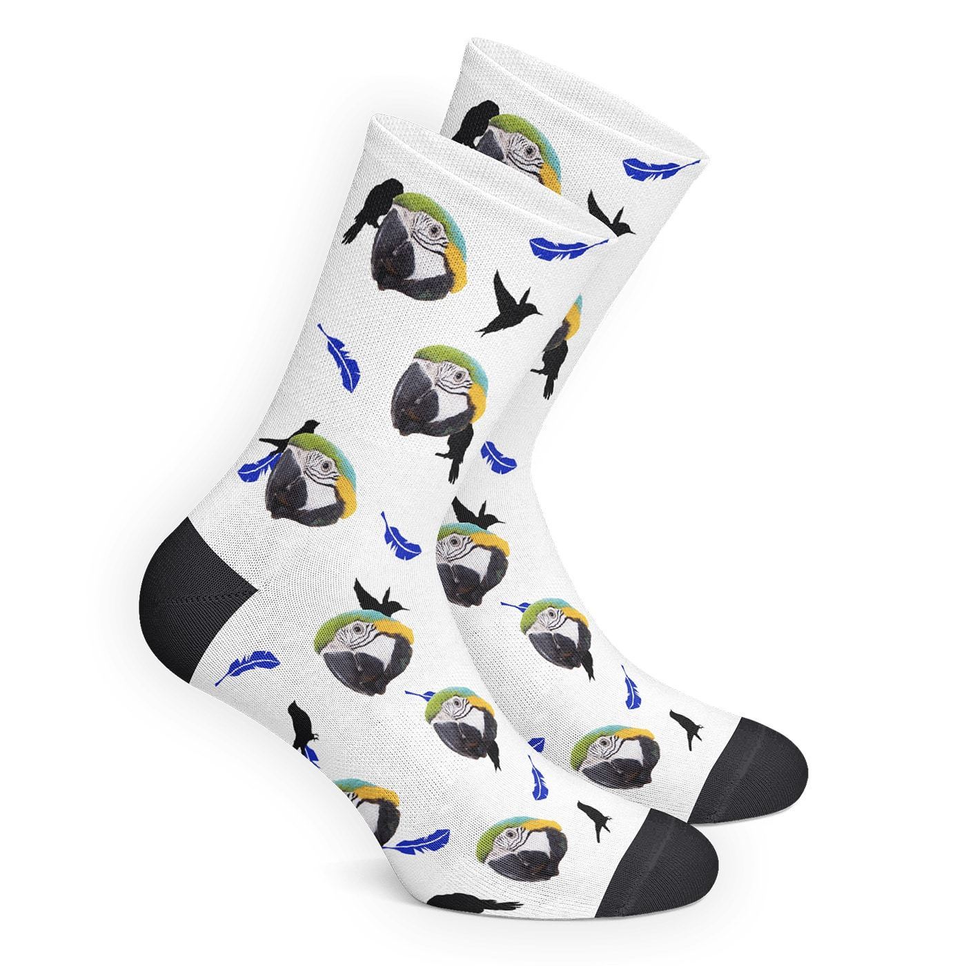 Custom Bird Crew Socks	 - MyFaceBoxer