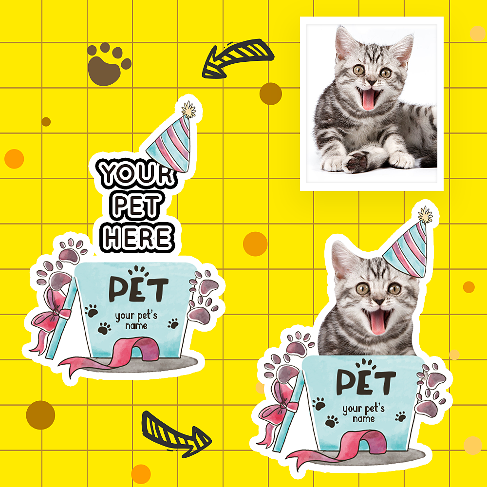 3D Portrait Pillow for Small Pets in Cup - MyFaceBoxer