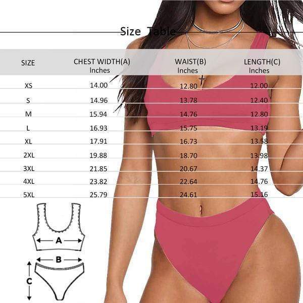 Face Swimsuit Custom Bikini with Face Personalized Bikini - MyFaceBoxer