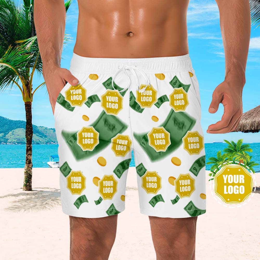 Custom Logo Swim Trunk Unqiue Gifts For Him - Money