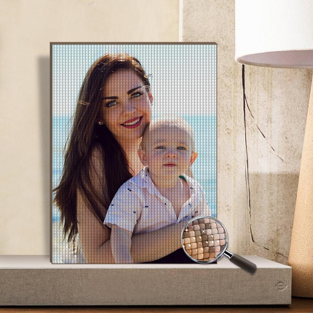 5D Custom Diamond Painting DIY Diamond Painting Kit Full Square Round Rhinestone Unique Gifts 30*40cm - MyFaceBoxer