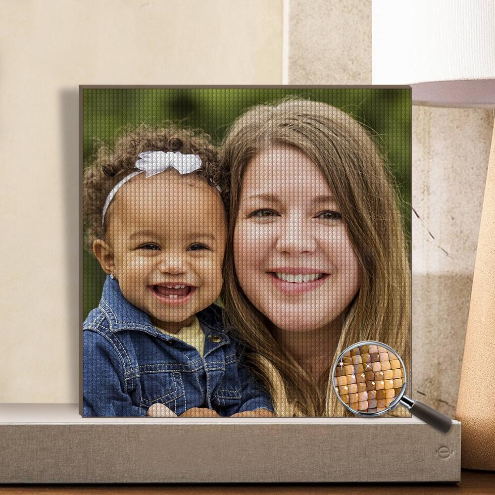 5D Custom Diamond Painting DIY Diamond Painting Kit Full Square Round Rhinestone Unique Gifts 40*40cm - MyFaceBoxer