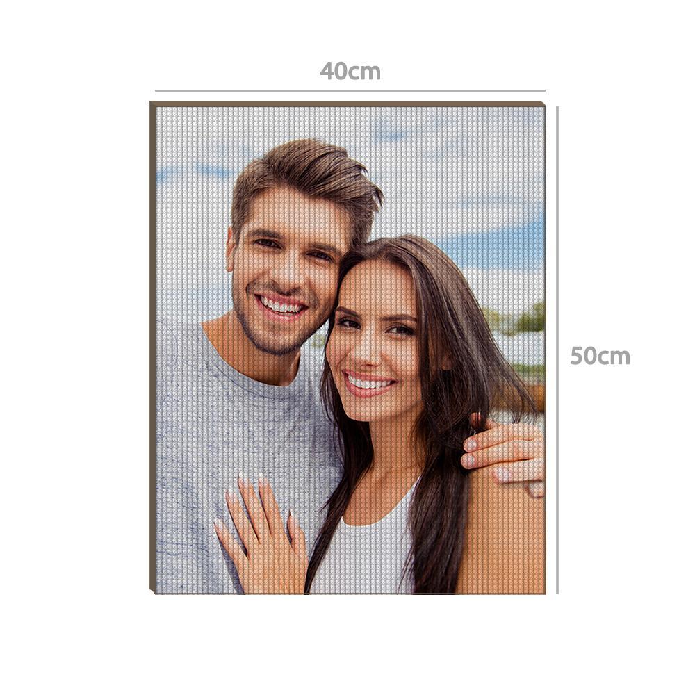 5D Custom Diamond Painting DIY Diamond Painting Kit Full Square Round Rhinestone Unique Gifts 40*50cm - MyFaceBoxer