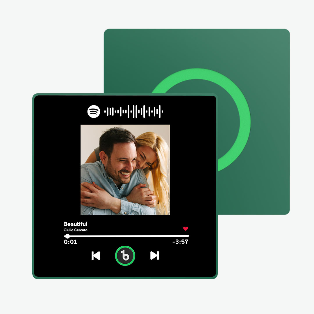 Custom Music Fridge Magnet Colorful Frame Album Fridge Magnet Can Play Songs Gift for Couple - MyFaceBoxer