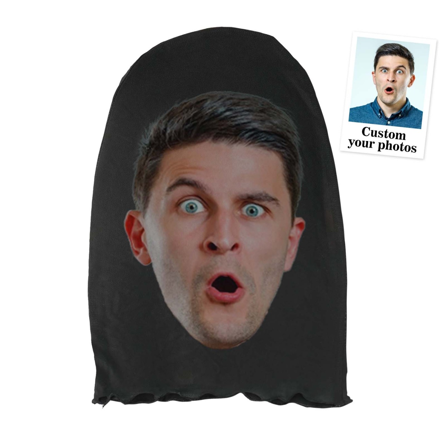 Custom Face 3D Spoof Mask Personalized Cosplay Funny Mask Performance Mask for Party Christmas Gift - MyFaceBoxer