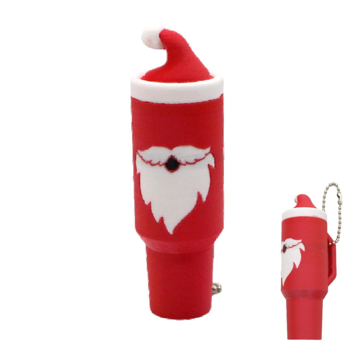 3D Printed Mini Tumbler Keychain Halloween Mini Cup Keychain Christmas Lip Balm Holder