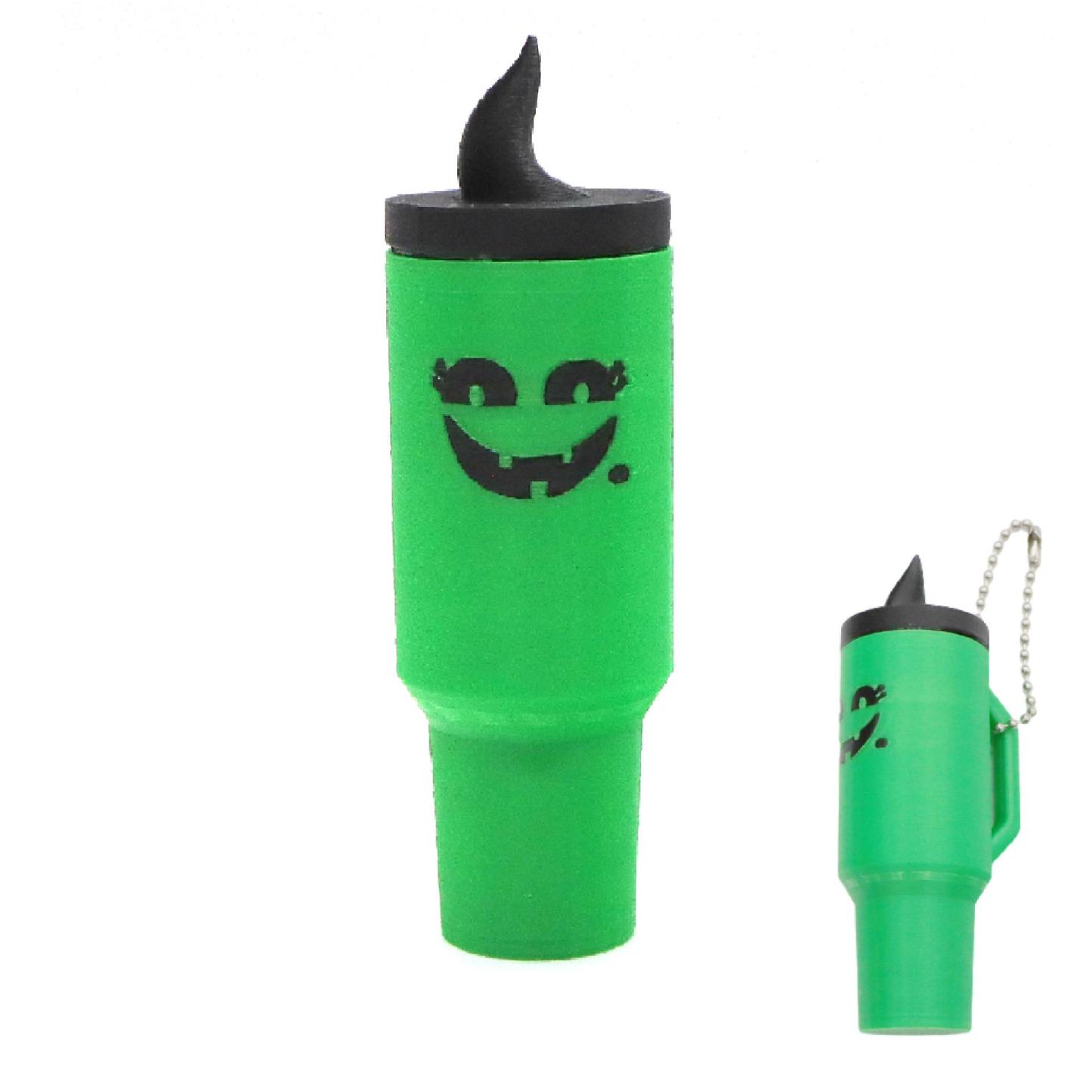 3D Printed Mini Tumbler Keychain Halloween Mini Cup Keychain Christmas Lip Balm Holder