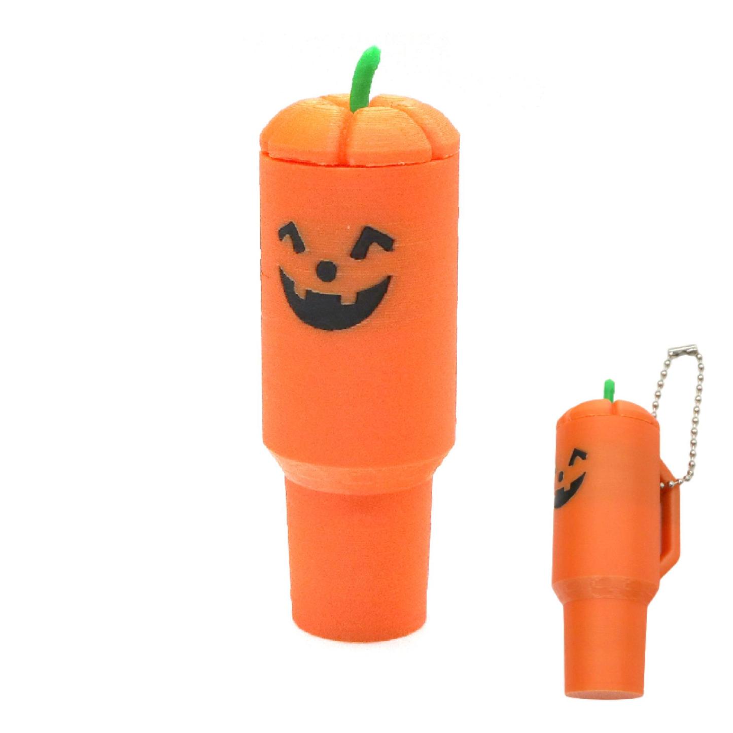 3D Printed Mini Tumbler Keychain Halloween Mini Cup Keychain Christmas Lip Balm Holder