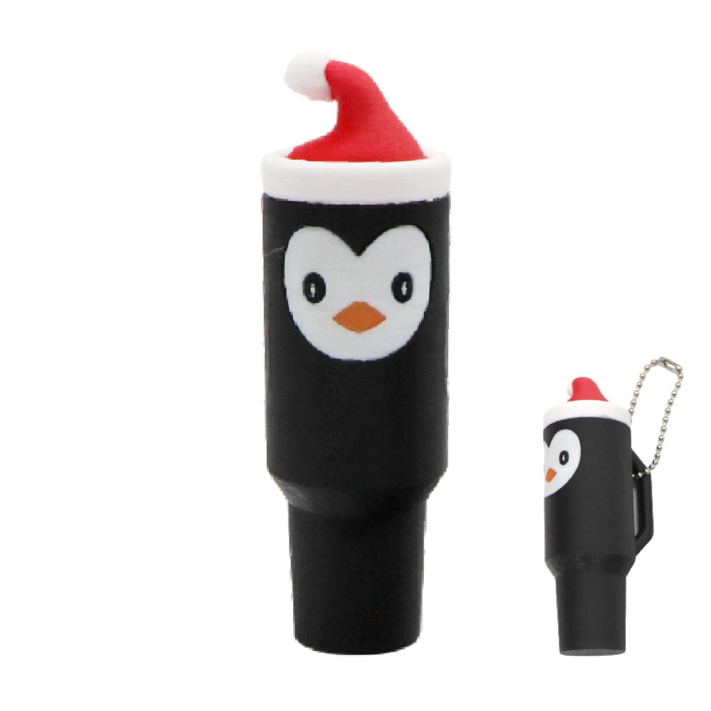 3D Printed Mini Tumbler Keychain Halloween Mini Cup Keychain Christmas Lip Balm Holder