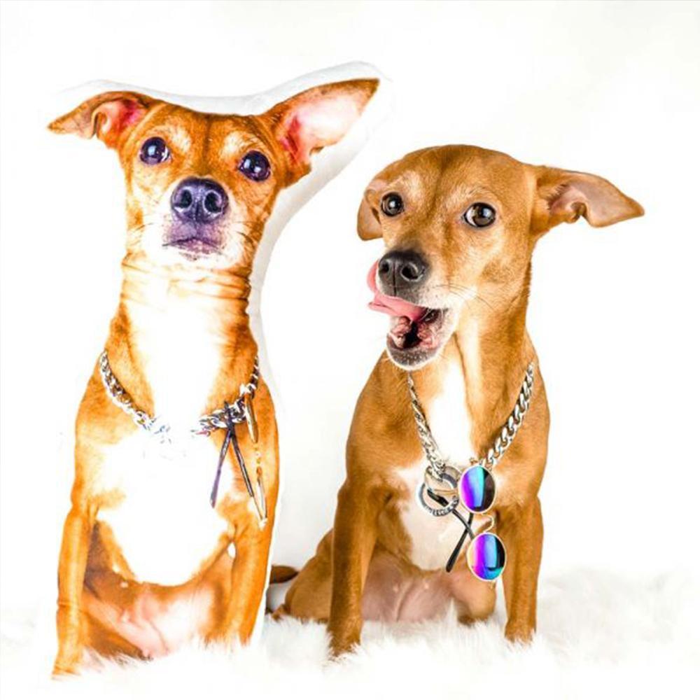 Custom Pet Photo Face Pillow 3D Portrait Pillow-cooldog - MyFaceBoxer