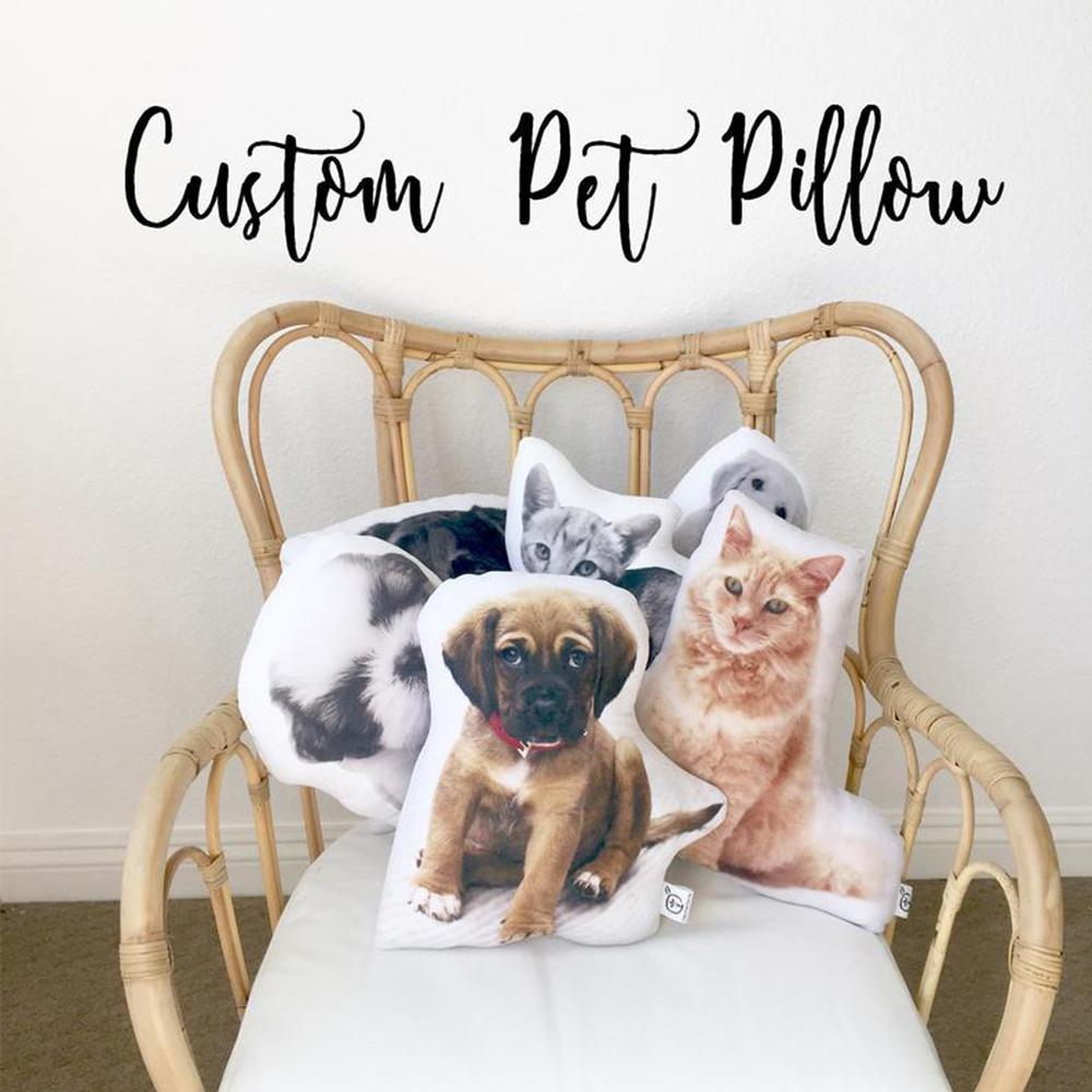 Custom Pet Photo Face Pillow 3D Portrait Pillow-pets - MyFaceBoxer