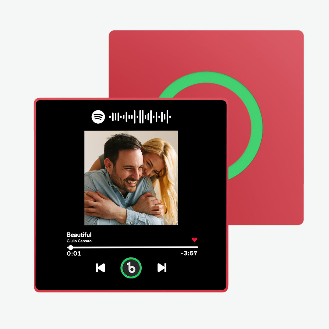 Custom Music Fridge Magnet Colorful Frame Album Fridge Magnet Can Play Songs Gift for Couple - MyFaceBoxer