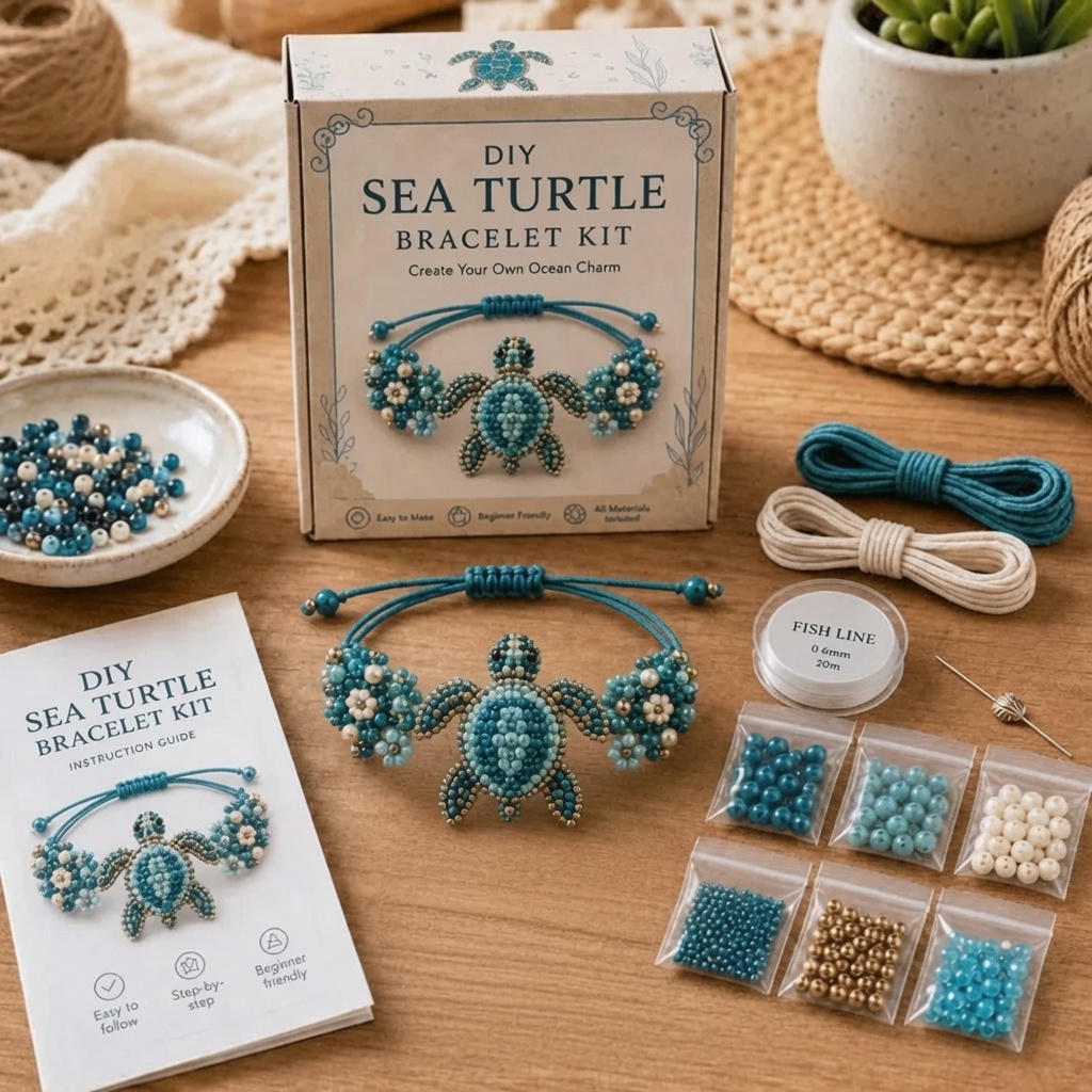 DIY Beaded Bracelet Making Kit Animal Handmade Beaded Bracelet Making Kit