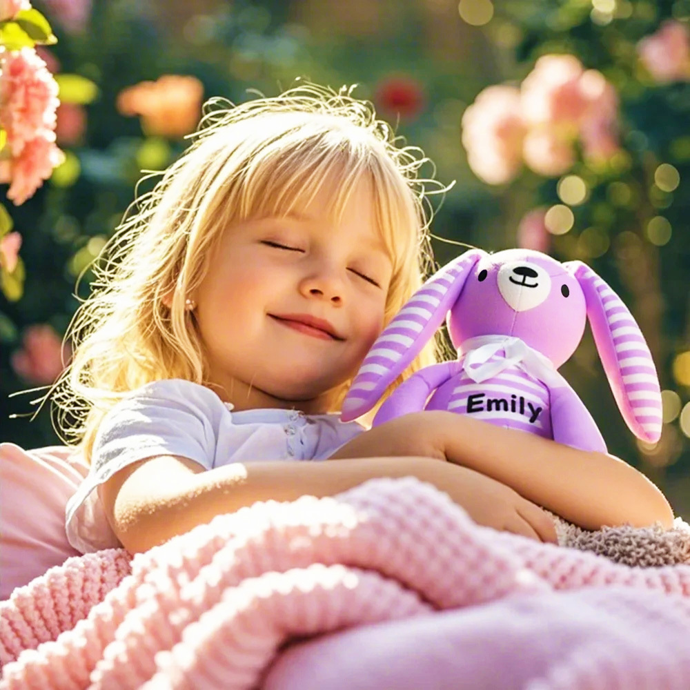 Personalized Easter Bunny, Easter Bunny, Easter Basket Stuffers, Plush Easter Bunny, Custom Easter Bunny, Easter Basket Gift, Stuffed Bunny