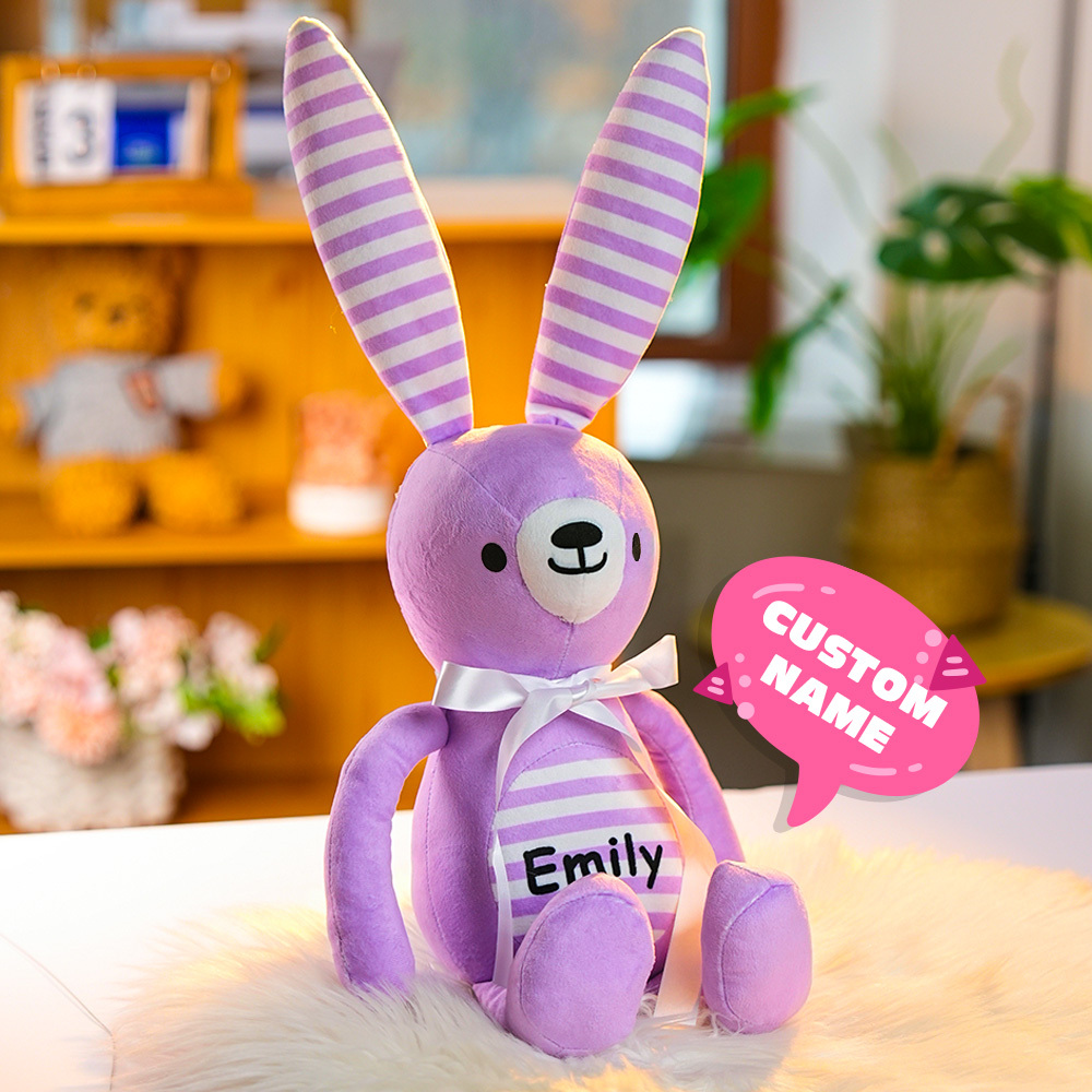 Personalized Easter Bunny, Easter Bunny, Easter Basket Stuffers, Plush Easter Bunny, Custom Easter Bunny, Easter Basket Gift, Stuffed Bunny