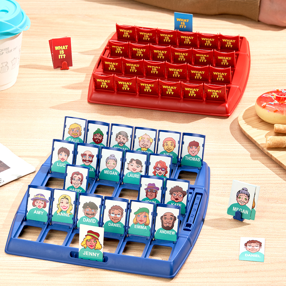 Custom Cartoon Portraits Cards for Guess Who Personalised Game Art