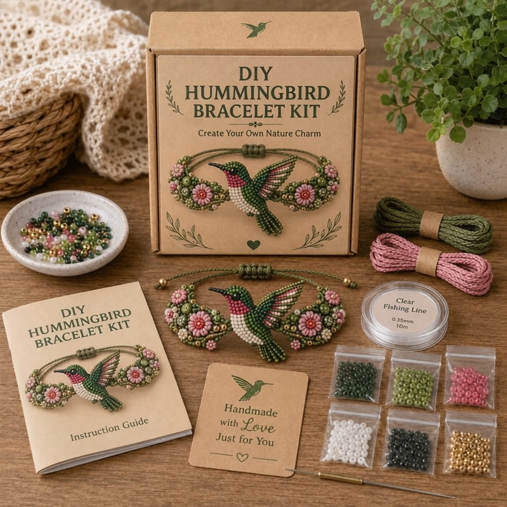 DIY Beaded Bracelet Making Kit Animal Handmade Beaded Bracelet Making Kit