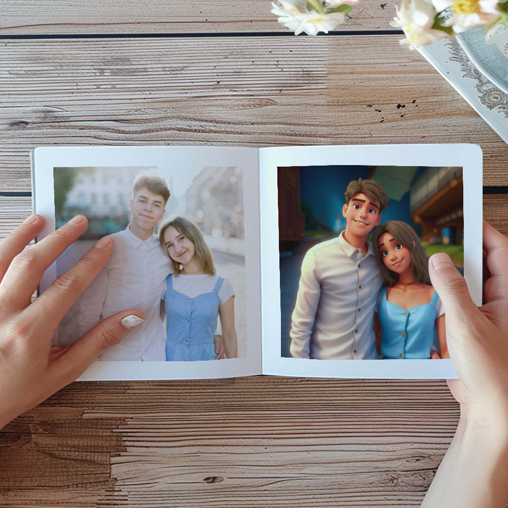 Custom Photo Book Gifts for Couple - MyFaceBoxer