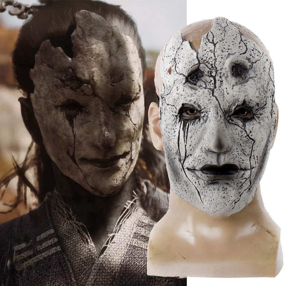 Black Myth Wukong Mask Stone Warrior Mask Halloween Mask Scary Gift for Halloween Party Gifts - MyFaceBoxer