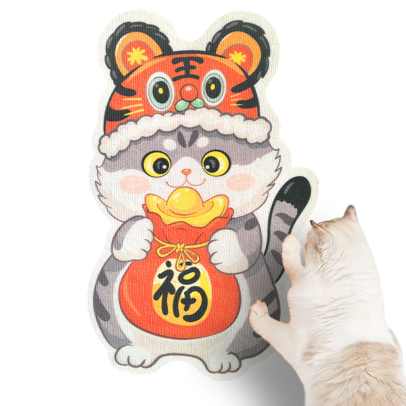 Personalized Photo Cat Scratching Board – Wall Mounted Cat Toy