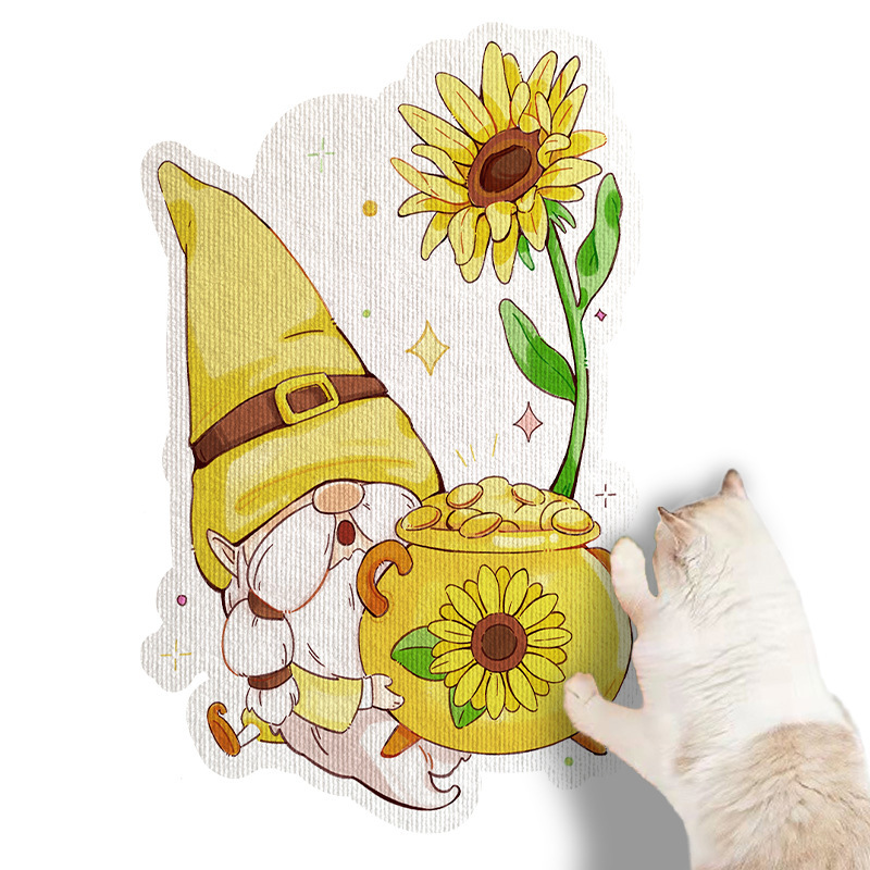 Personalized Photo Cat Scratching Board – Wall Mounted Cat Toy