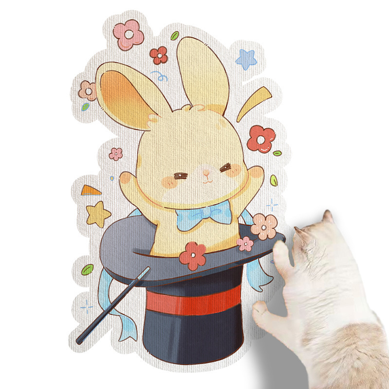 Personalized Photo Cat Scratching Board – Wall Mounted Cat Toy