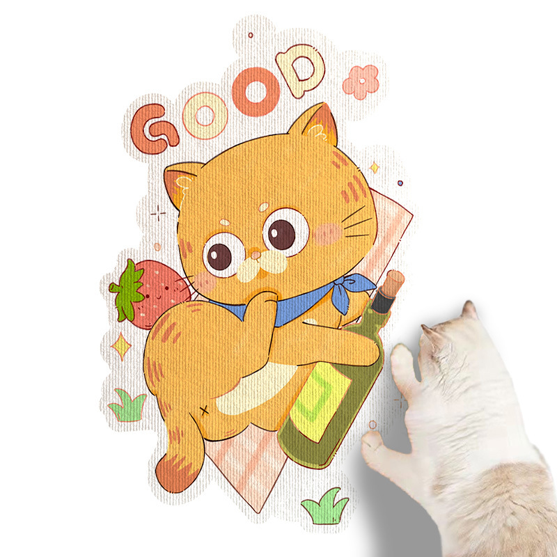 Personalized Photo Cat Scratching Board – Wall Mounted Cat Toy