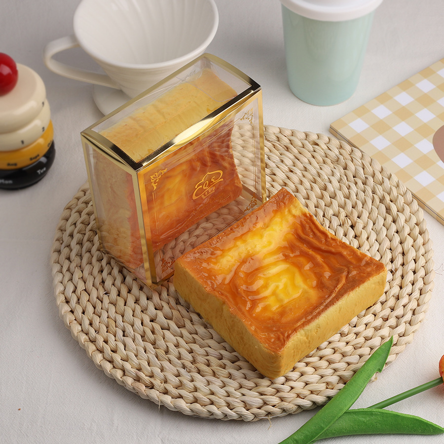 Lava Toast Squishy Slow Rebound Stress Relief Toy with Fragrance(1 PC) - MyFaceBoxer