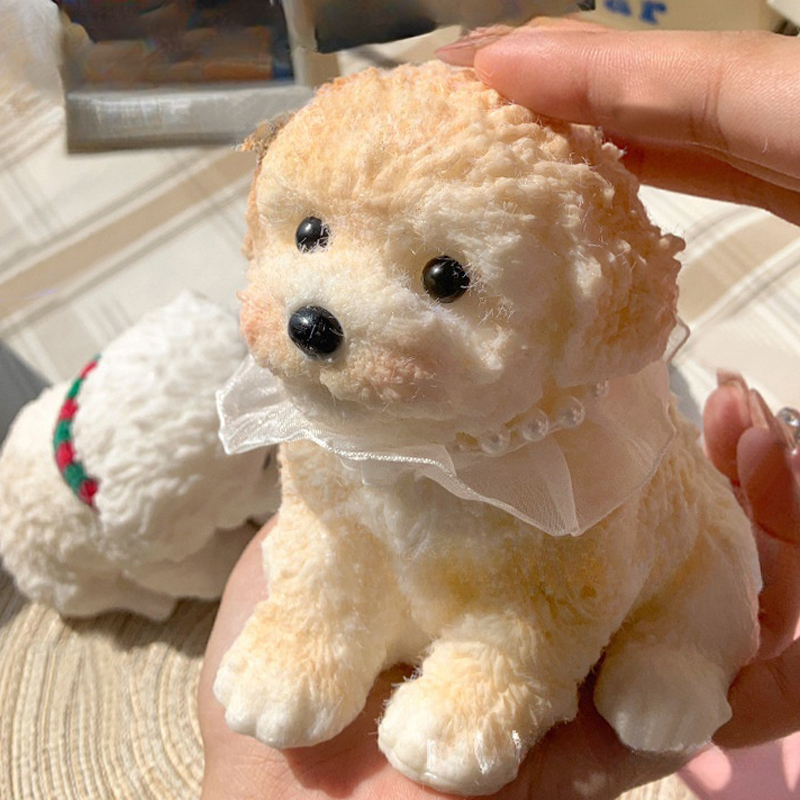 Teddy Dog ​​Squishy Slow Rebound Stress Relief Toy Cute Doll - MyFaceBoxer