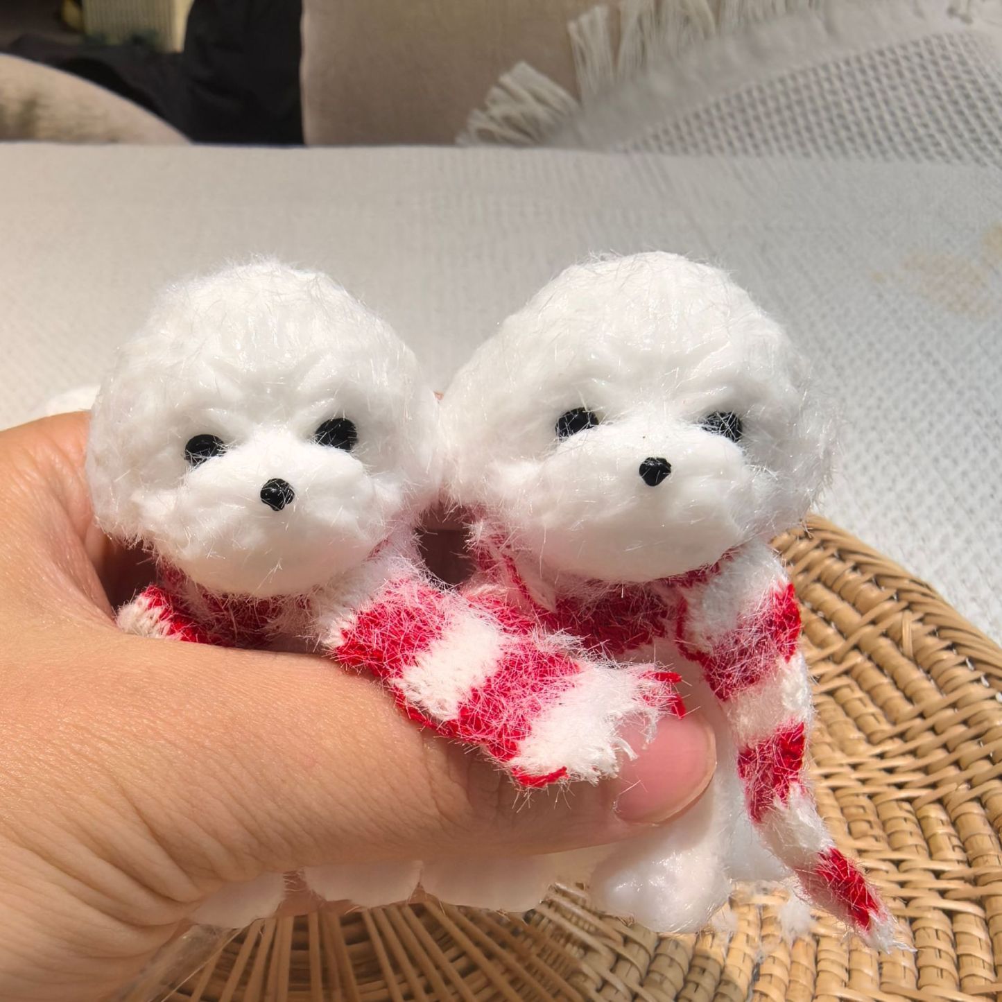 Mini Teddy Dog Squishy Stress Relief Toy Cute Doll for Pet Lover - MyFaceBoxer