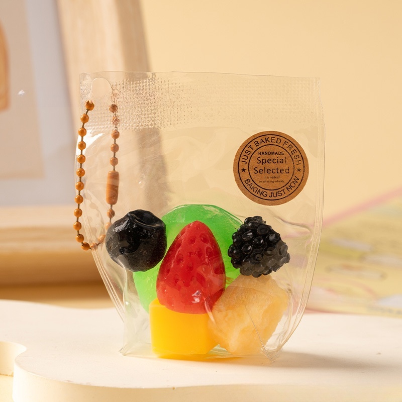 Fruit Taba Squishy Toy Handmade Cute Keychain Stress Relief Toys Gifts for Friends - MyFaceBoxer