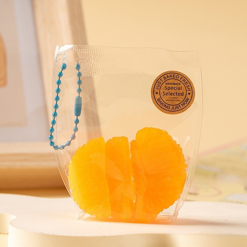 Orange Segment Taba Squishy Toy Handmade Cute Keychain Stress Relief Toys Gifts for Friends - MyFaceBoxer