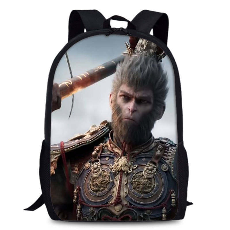 The Black Myth Wukong Backpack Monkey King Gifts for Him - MyFaceBoxer