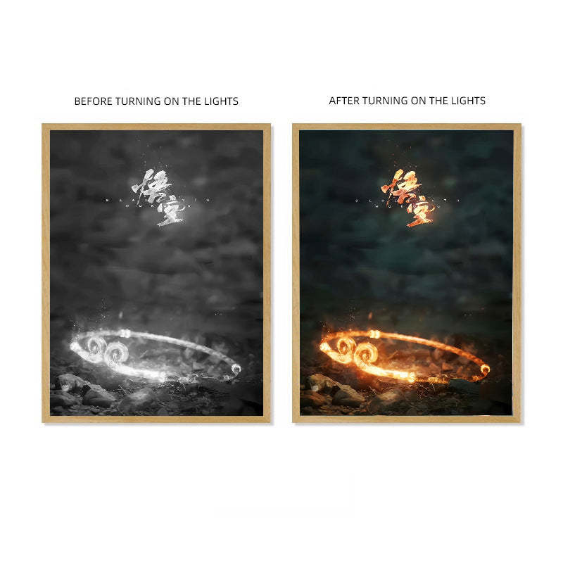 The Black Myth Wukong Art Light Lamp Gifts for Him Her - MyFaceBoxer