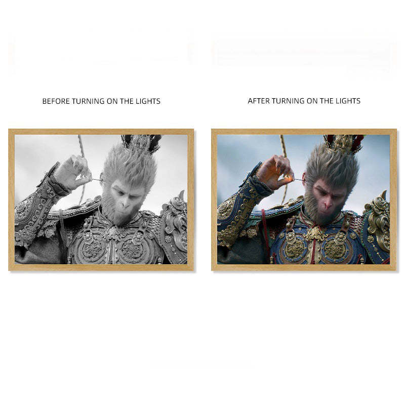 The Black Myth Wukong Art Light Lamp Gifts for Him Her - MyFaceBoxer