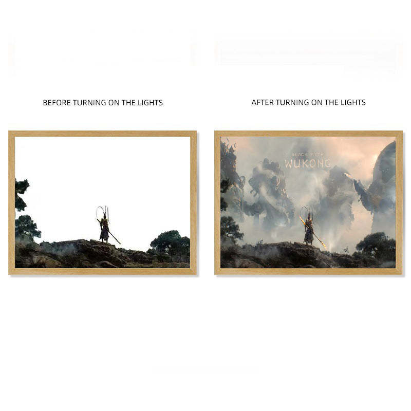 The Black Myth Wukong Art Light Lamp Gifts for Him Her - MyFaceBoxer