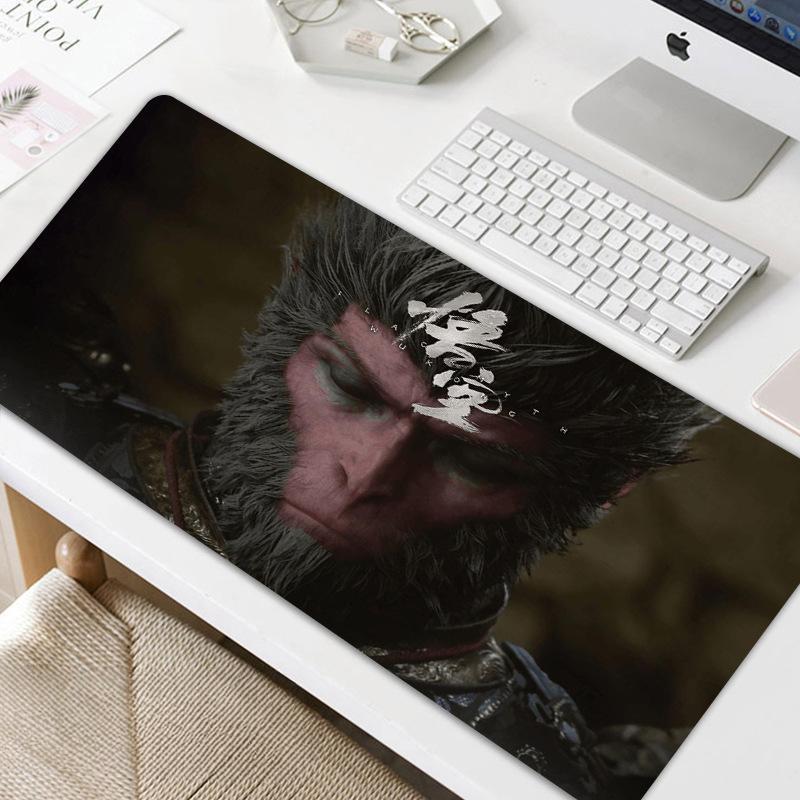 Black Myth Wukong Mouse Pad Large Gaming Table Pad Office Home Computer Keyboard Pad - MyFaceBoxer