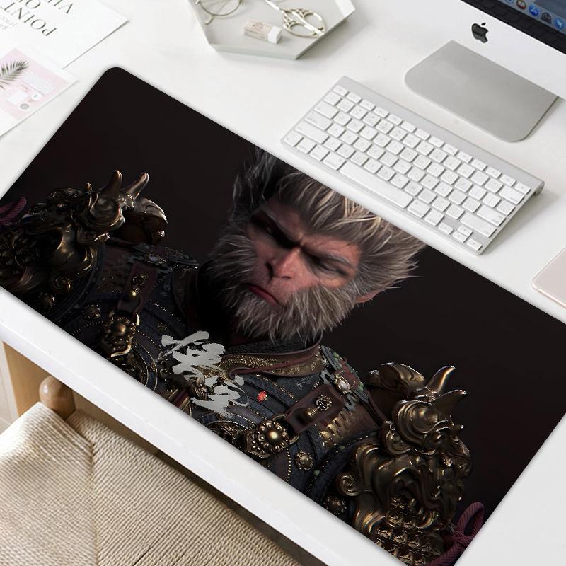 Black Myth Wukong Mouse Pad Large Gaming Table Pad Office Home Computer Keyboard Pad - MyFaceBoxer
