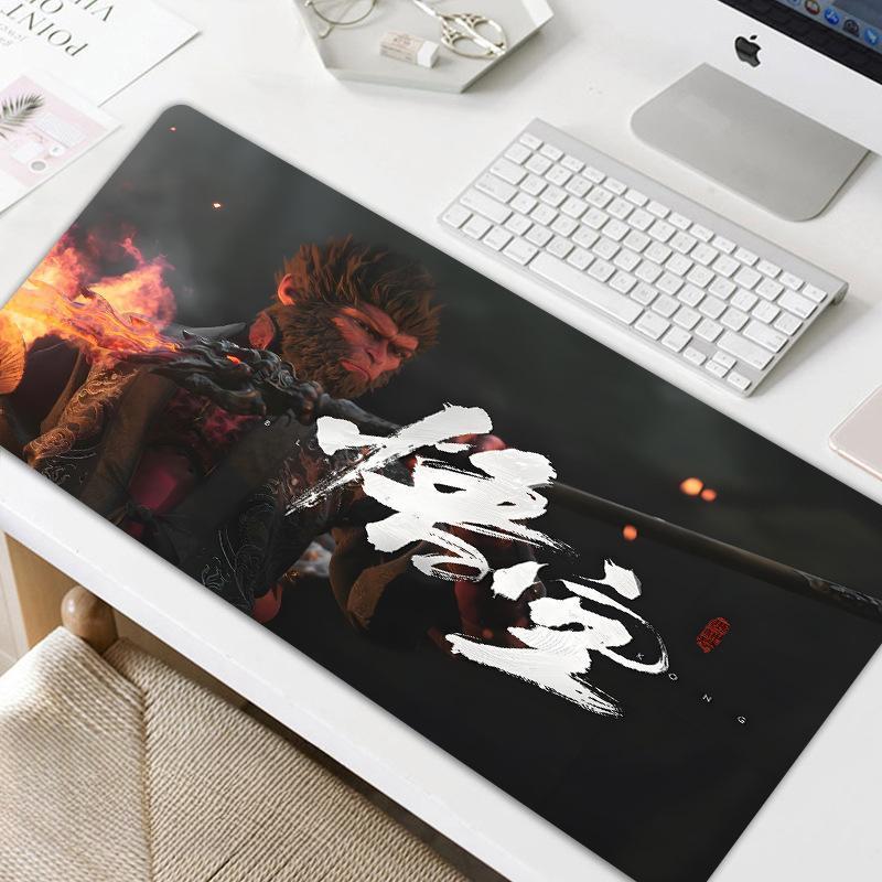 Black Myth Wukong Mouse Pad Large Gaming Table Pad Office Home Computer Keyboard Pad - MyFaceBoxer