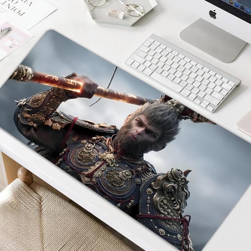 Black Myth Wukong Mouse Pad Large Gaming Table Pad Office Home Computer Keyboard Pad - MyFaceBoxer