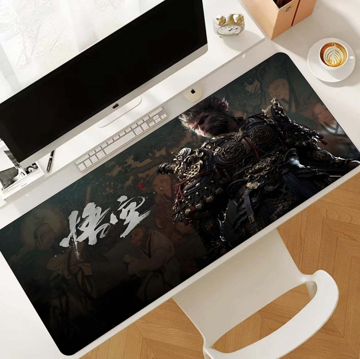 Black Myth Wukong Mouse Pad Large Gaming Table Pad Office Home Computer Keyboard Pad - MyFaceBoxer