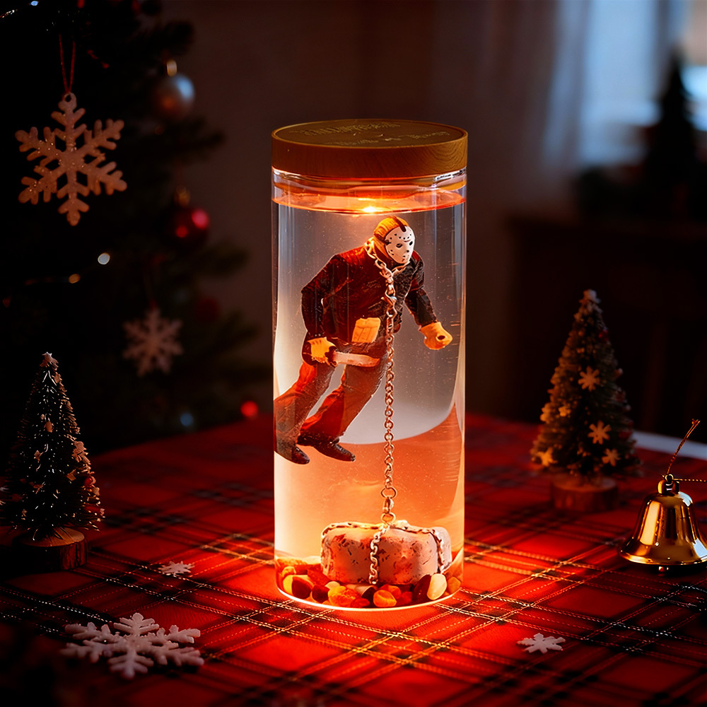 Halloween Water Column Lamp Ornaments Night Light Decoration Halloween Gift