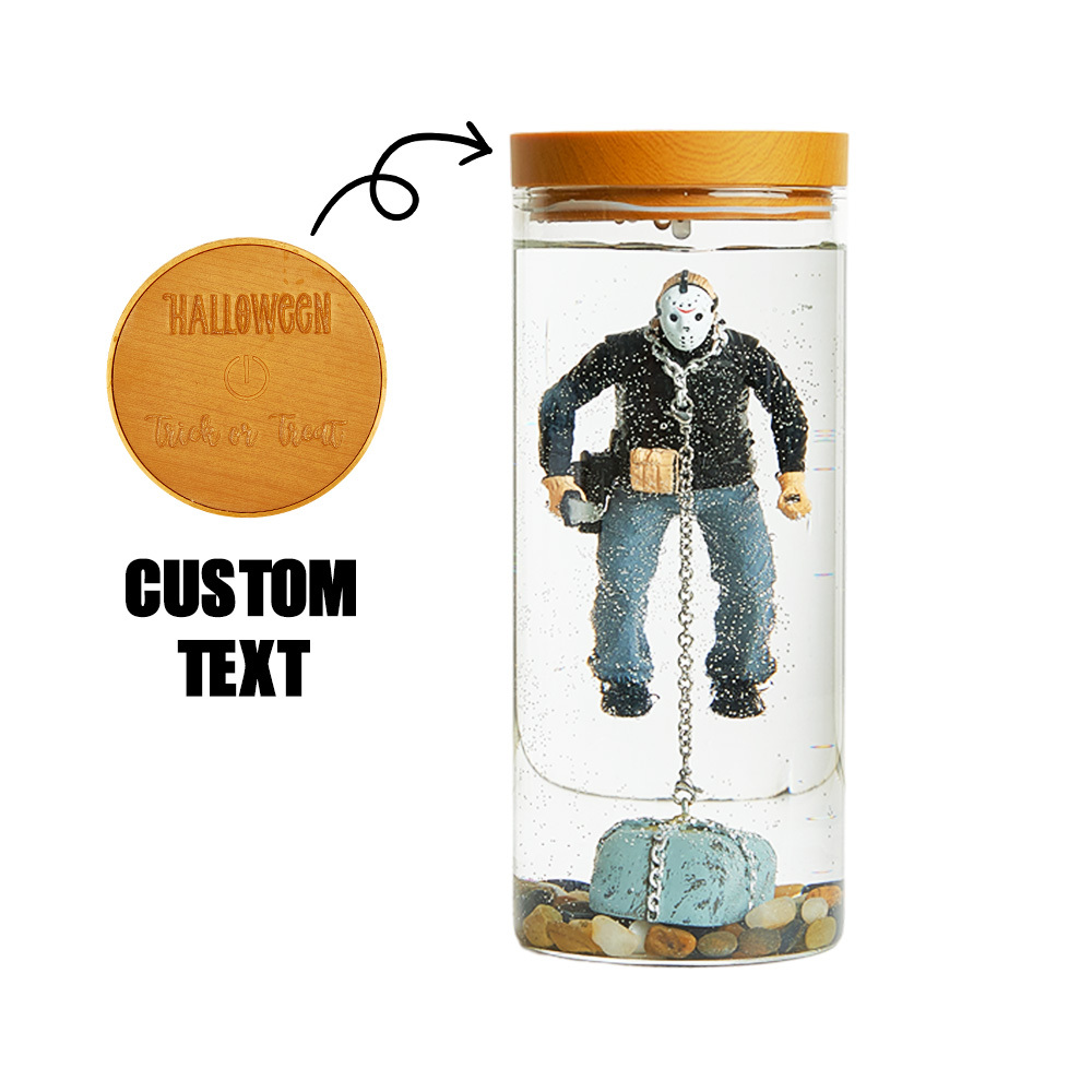 Halloween Water Column Lamp Ornaments Night Light Decoration Halloween Gift