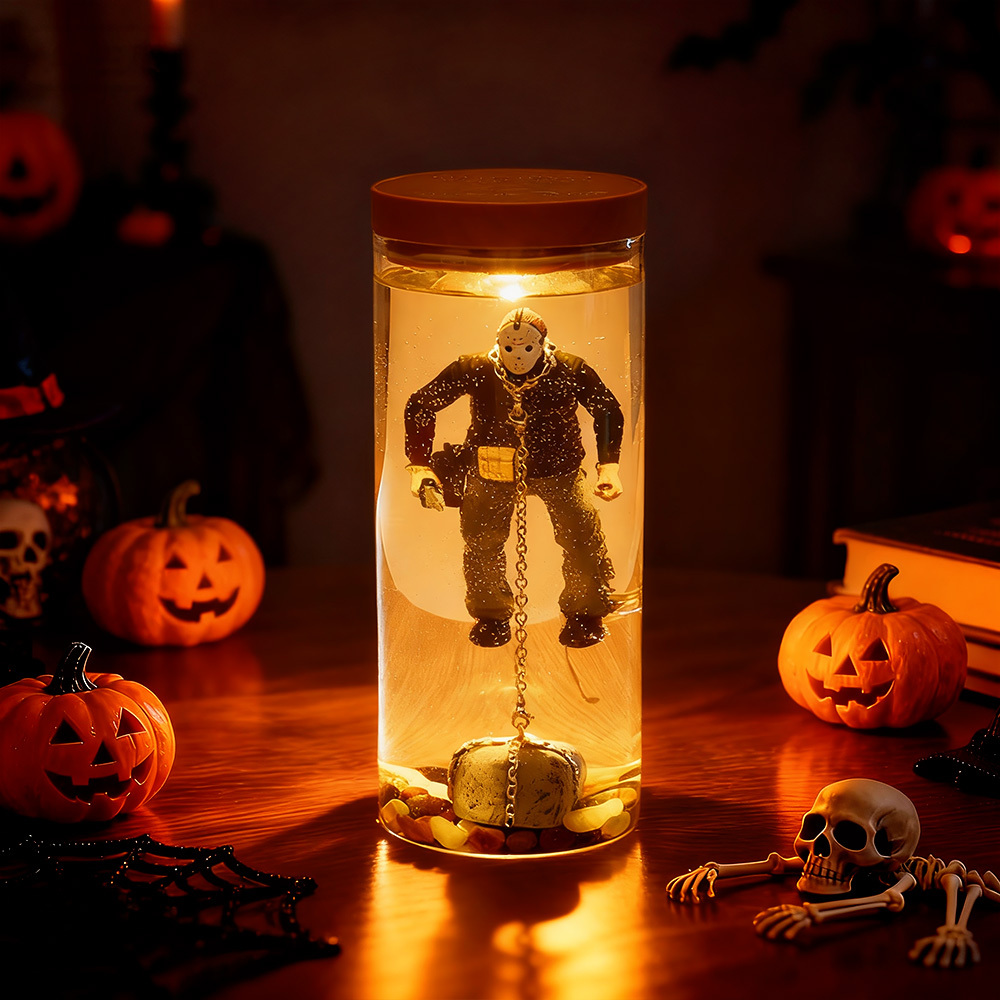 Halloween Water Column Lamp Ornaments Night Light Decoration Halloween Gift