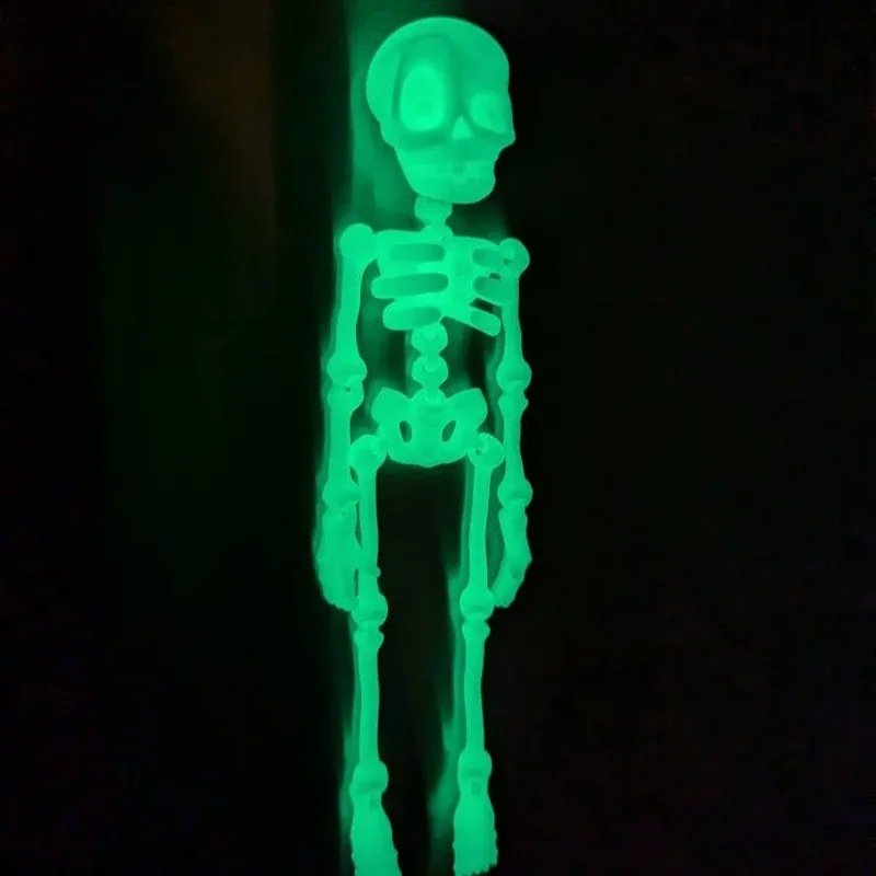 Skull Luminous Fridge Magnet Funny Prank Fun Fridge Magnet Halloween Gift