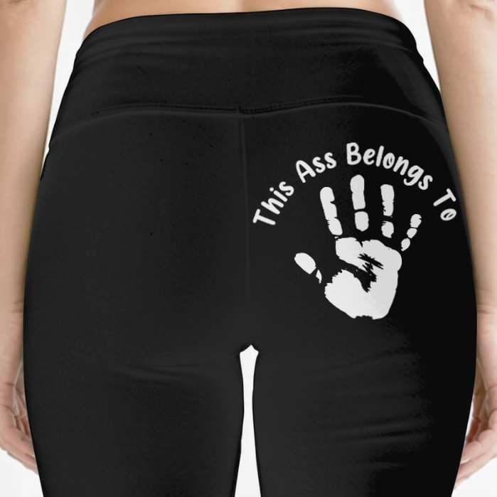 Reserved For One Lucky Hand - Personalized Custom Women Leggings - Gifts For Wife, Anniversary