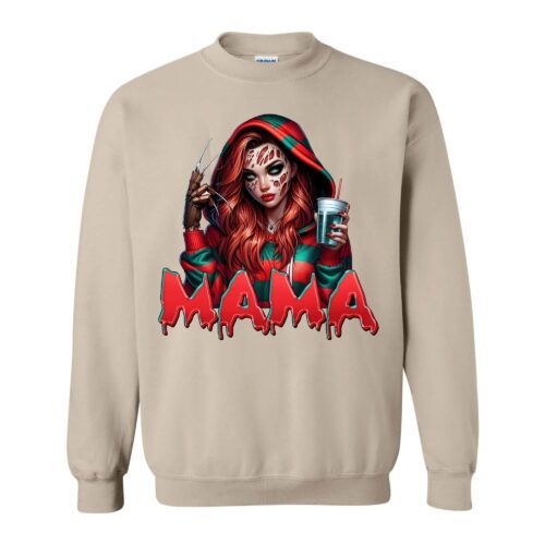 Spooky MaMa Horror Halloween Sweatshirt